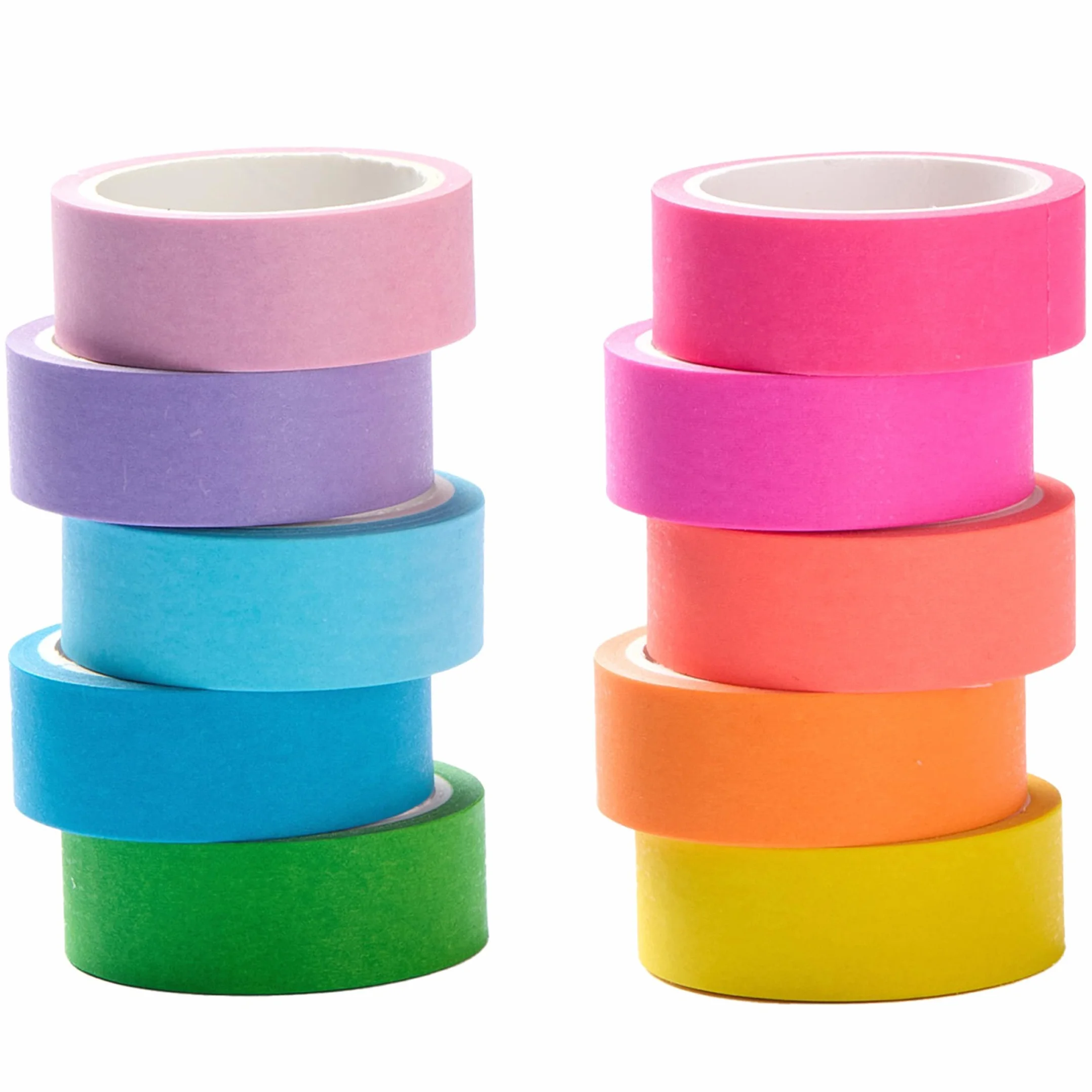 10 rolkowych kolorowych taśm Washi Tape Set Solid Color Masking Tape Macaron Dekoracyjna taśma Washi Glitter Naklejka
