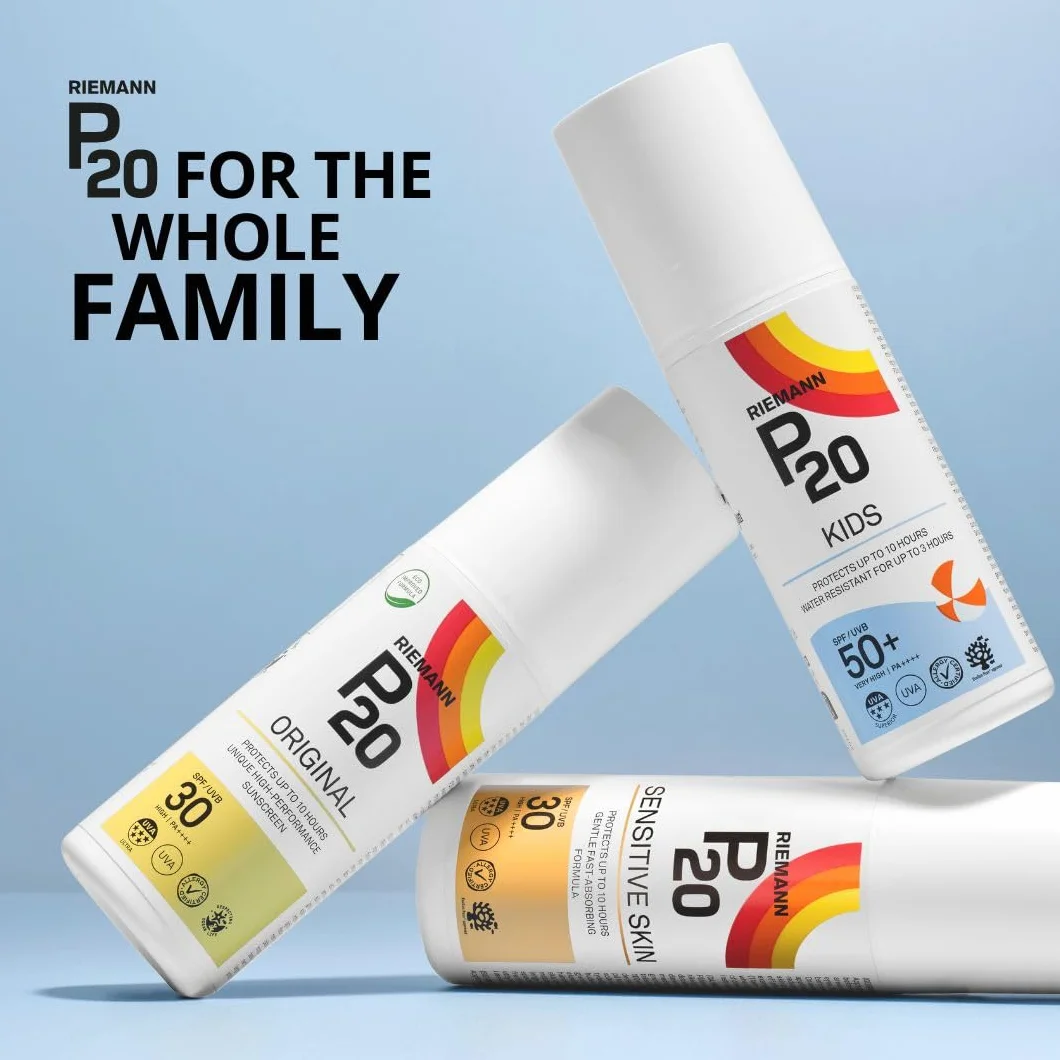 P20 Filtr przeciwsłoneczny SPF 50+, Urban Shield, ochrona przeciwsłoneczna do 10 h, technologia potrójnej ochrony, ochrona przed promieniowaniem UVA/UVB, antyoksydant z witaminą C+E, odporny na wodę i