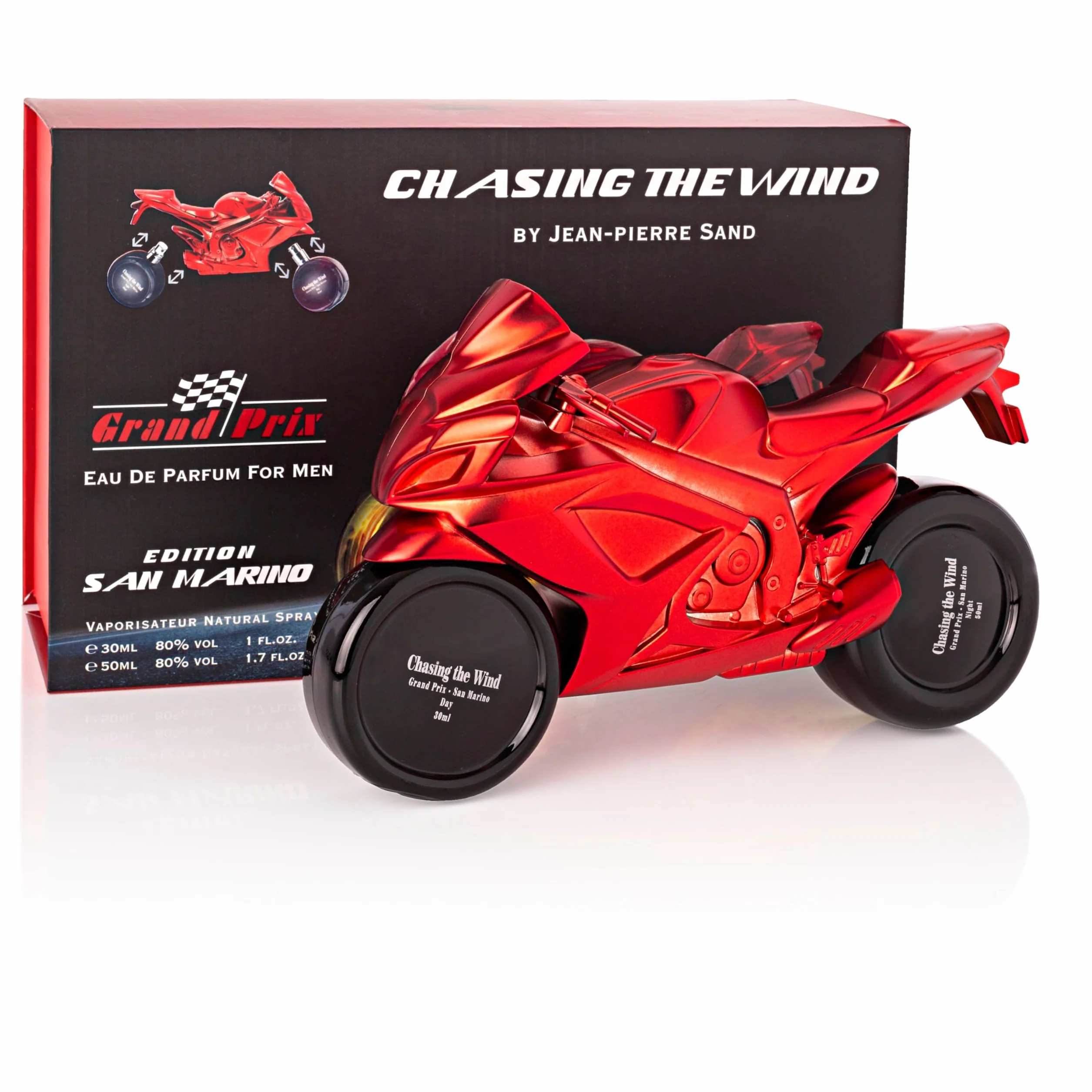 Jean-Pierre Sand Chasing The Wind Grand Prix-San Marino Eau de Parfum 30 ml Day + 50 ml Night Men