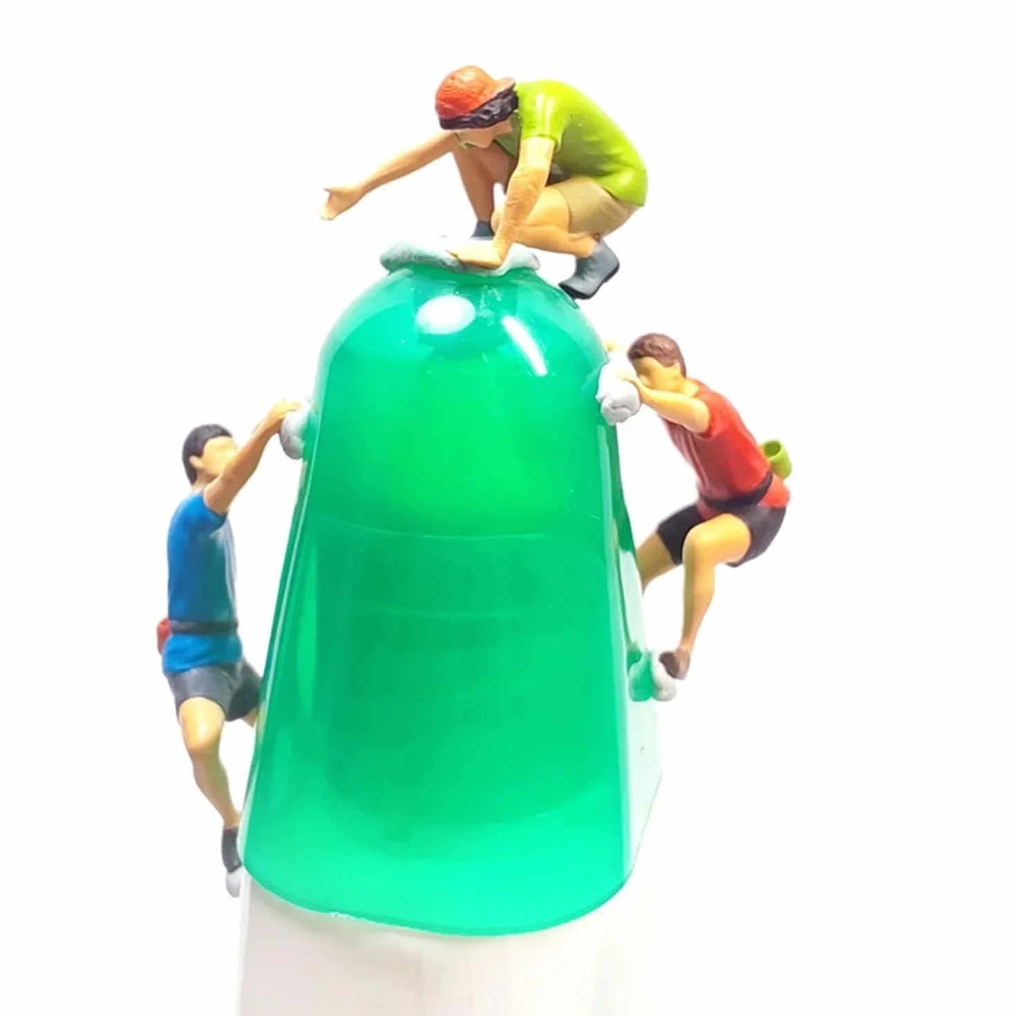 Miniaturowe wspinacz skałkowy sport wspinaczka ludzie figurka miniaturowy wspinaczka mini figurki wspinaczkowe mikrokrajobraz diorama sceneria miernik ludzie model dekoracja do projektów DIY -