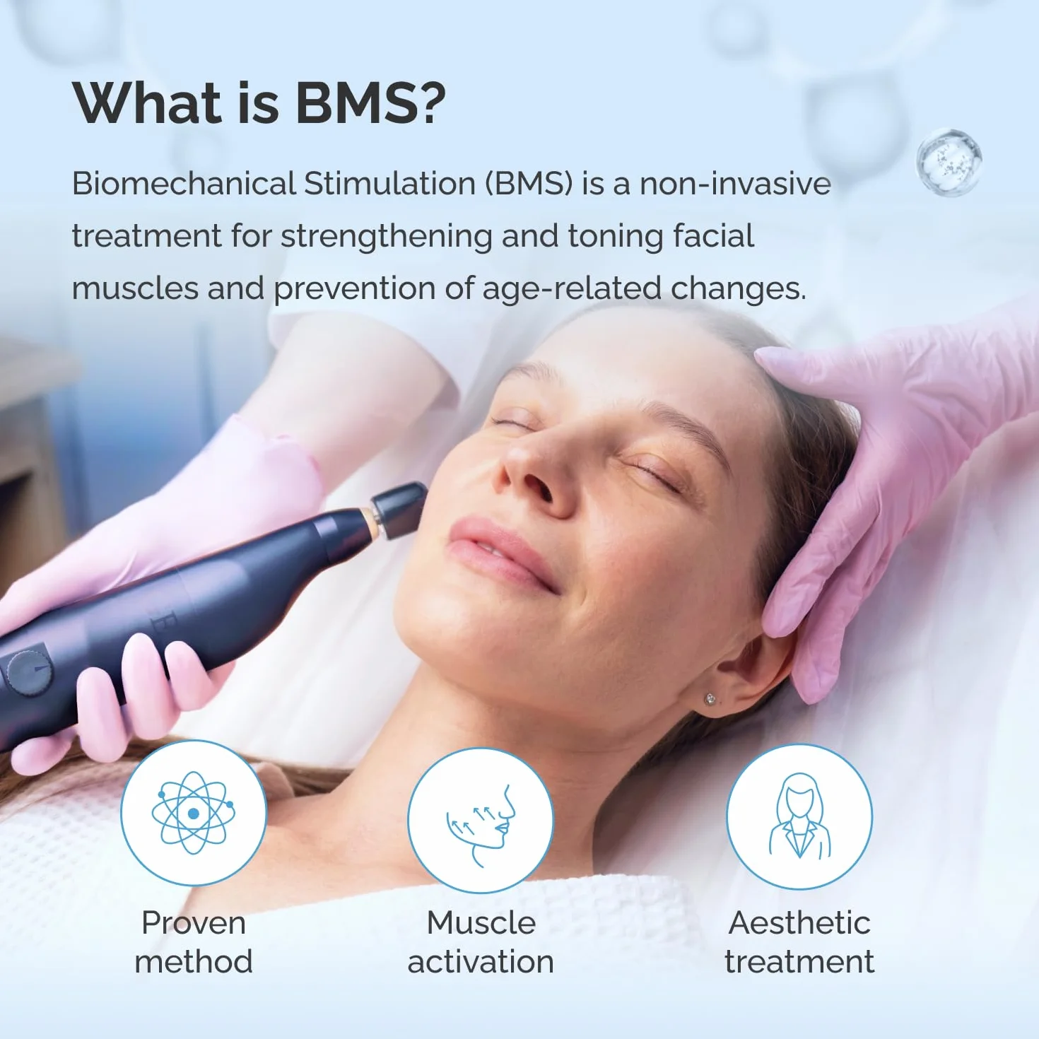 GESS FaceActive Professional BMS Biomechaniczny masażer do twarzy – przeciwstarzeniowy, ujędrniający skórę i redukujący zmarszczki, głęboki masażer do twarzy z bezpłatnym samouczkiem wideo od eksperta
