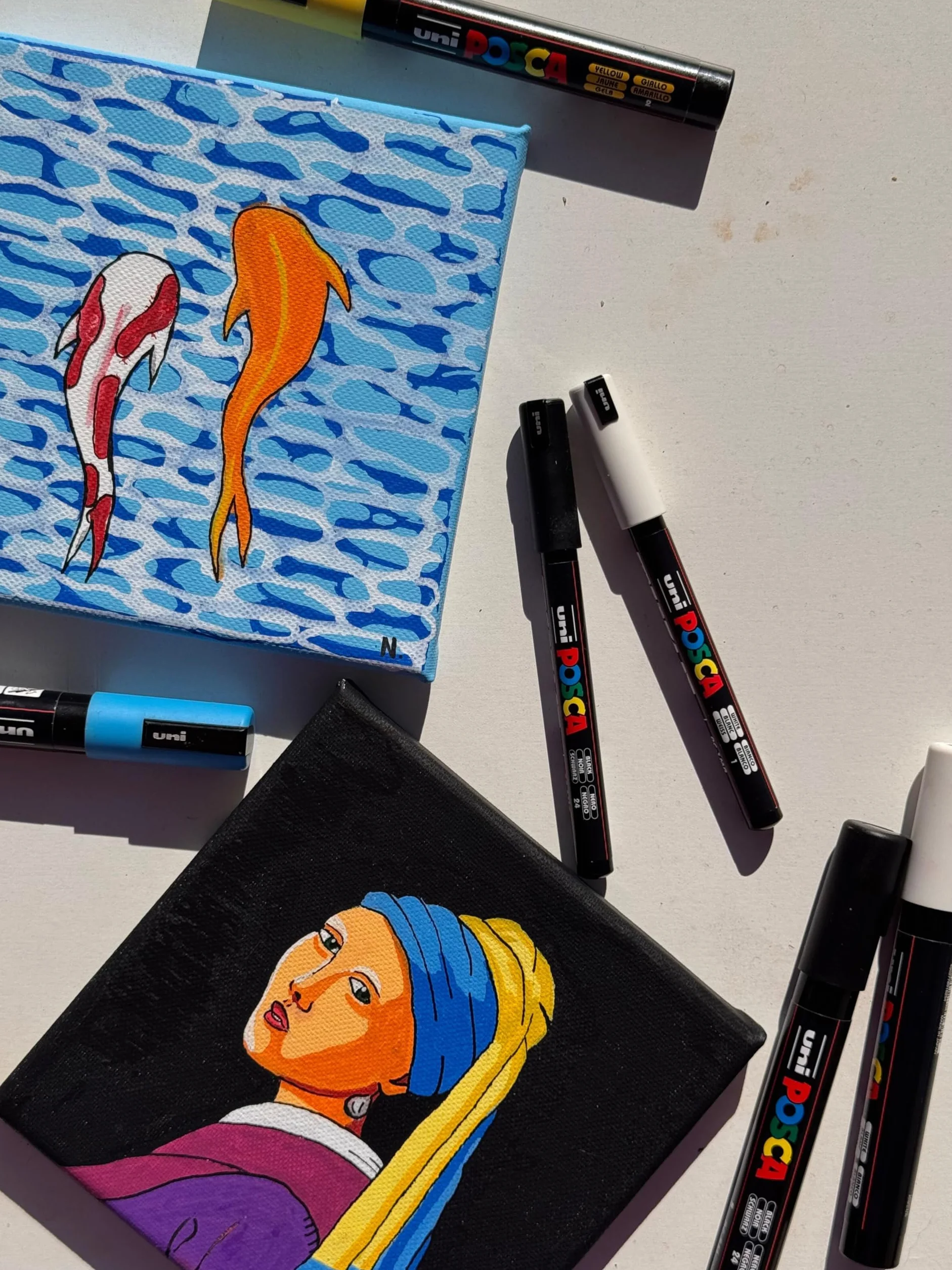 UNI Posca zestaw PC 3M Basic – 8 flamastrów, A-1