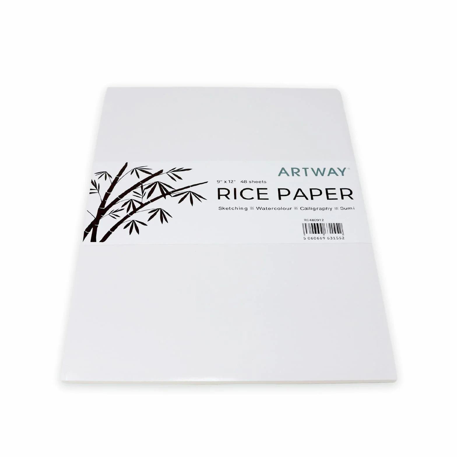 Artway Chińska podkładka do papieru ryżowego Sumi, 48 arkuszy, 23 x 30 cm, 35 g/m², biała