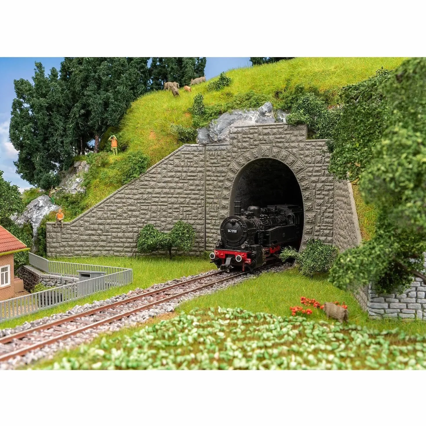 FALLER 120576 H0 2 portale tunelowe, 1-torowy rozstaw kół H0