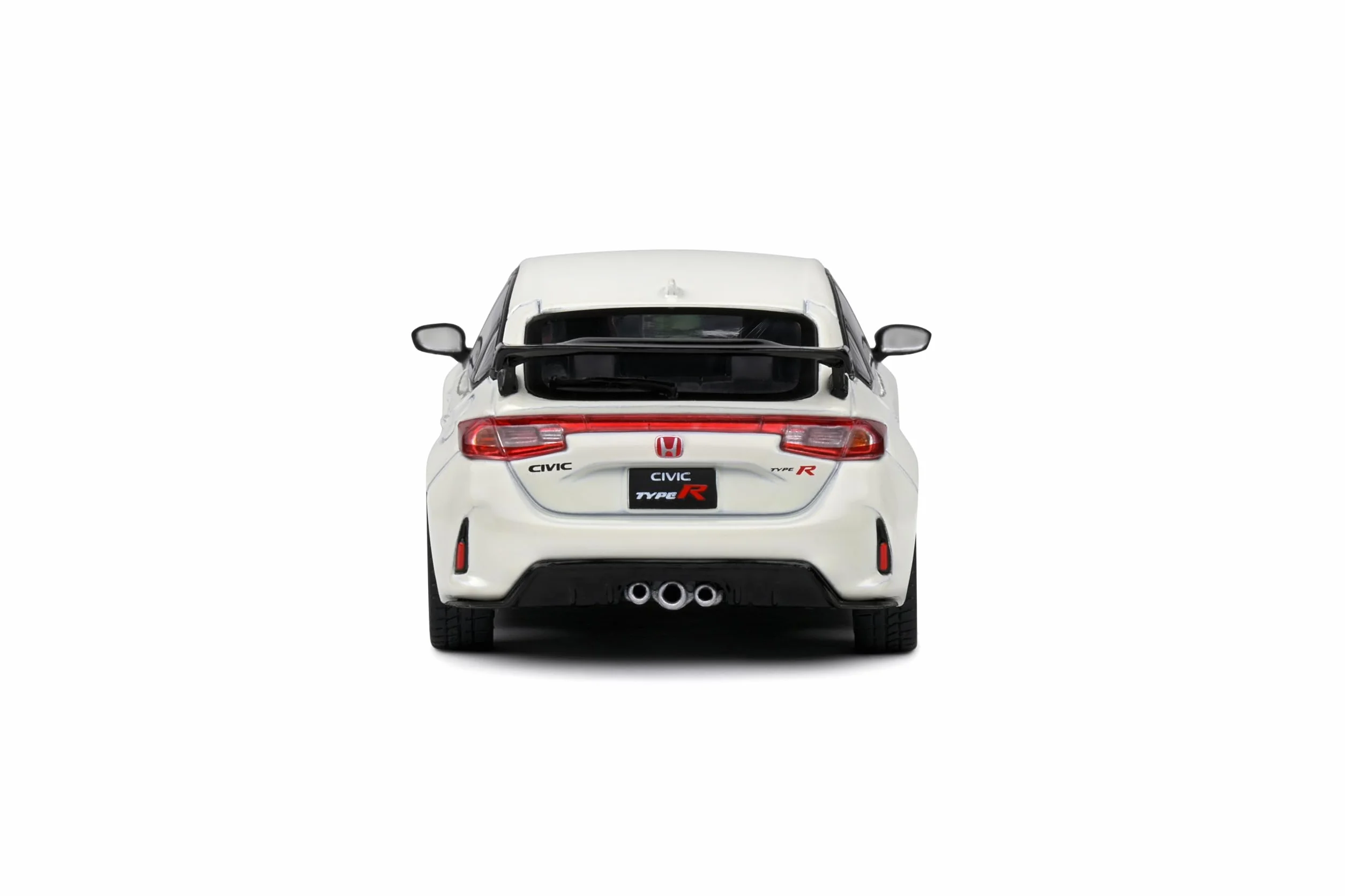 Solido 1:43 Honda Civic Type R 2022 biały – model samochodu Die-Cast, karton okienny z cokołem z tworzywa sztucznego, 421438110