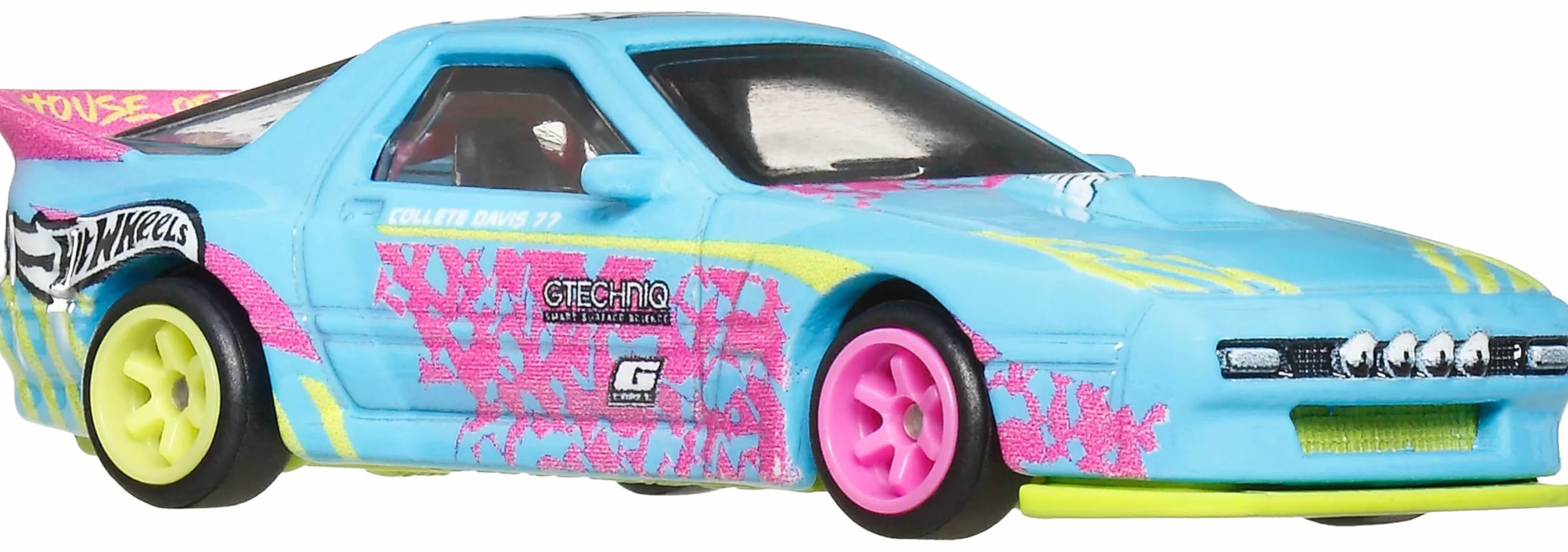 Hot Wheels Premium Car Culture zabawkowy samochód w skali 1:64, odlew ciśnieniowy, Mazda RX7 FC Pandem, sylwetka pojazdu z prawdziwymi oponami Riders