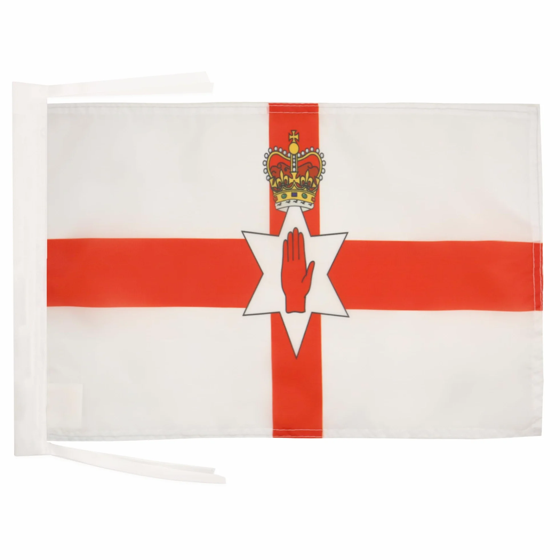 Drapeau Irlande du Nord Haute Qualite Cordelettes, 45cm x 30cm