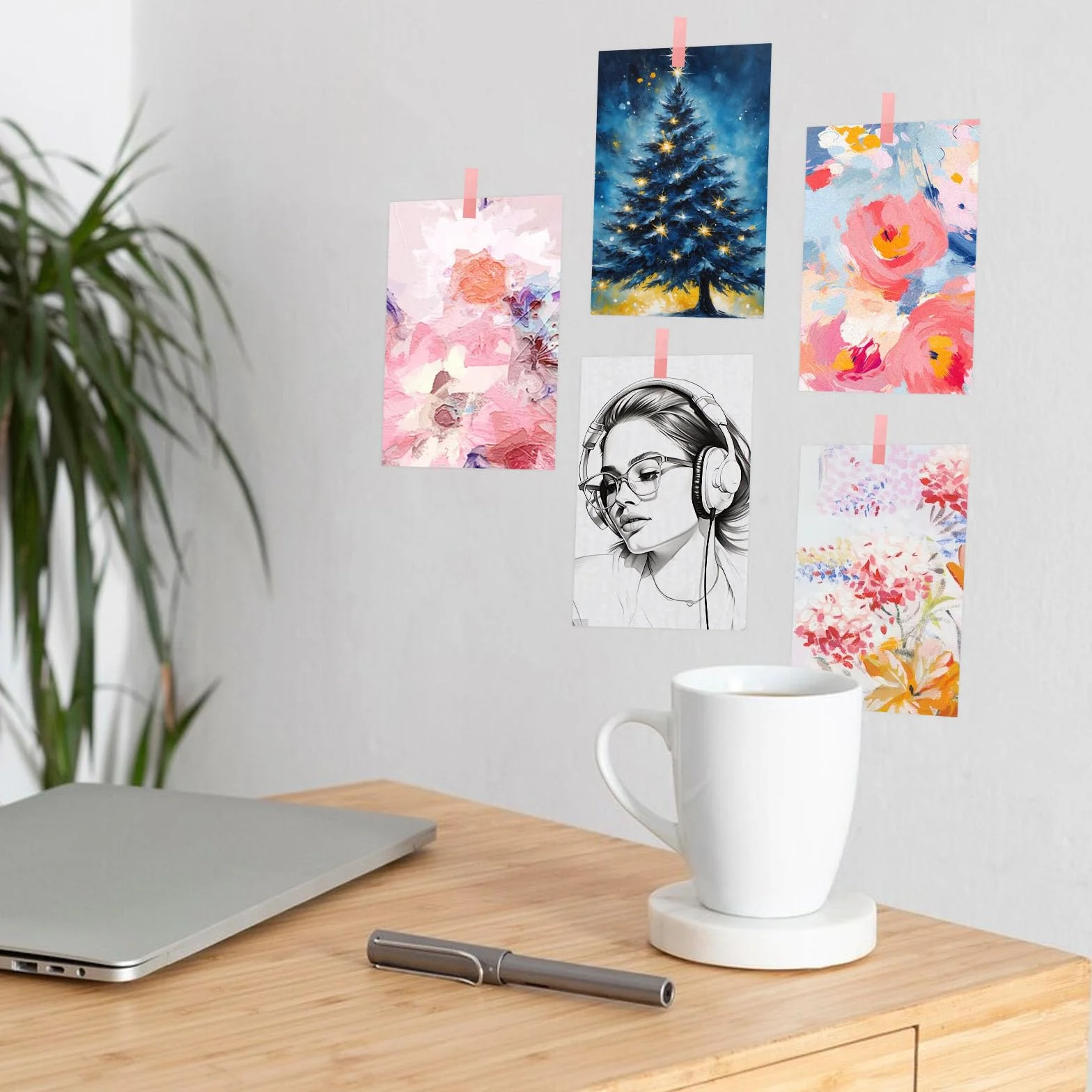 100 arkuszy papieru akwarelowego A6 300 g/m², puste kartki pocztowe papier akwarelowy biały blok papieru akwarelowego, 10,1 x 15,1 cm blok akwarelowy Watercolor Paper A6 karty akwarelowe do akwareli