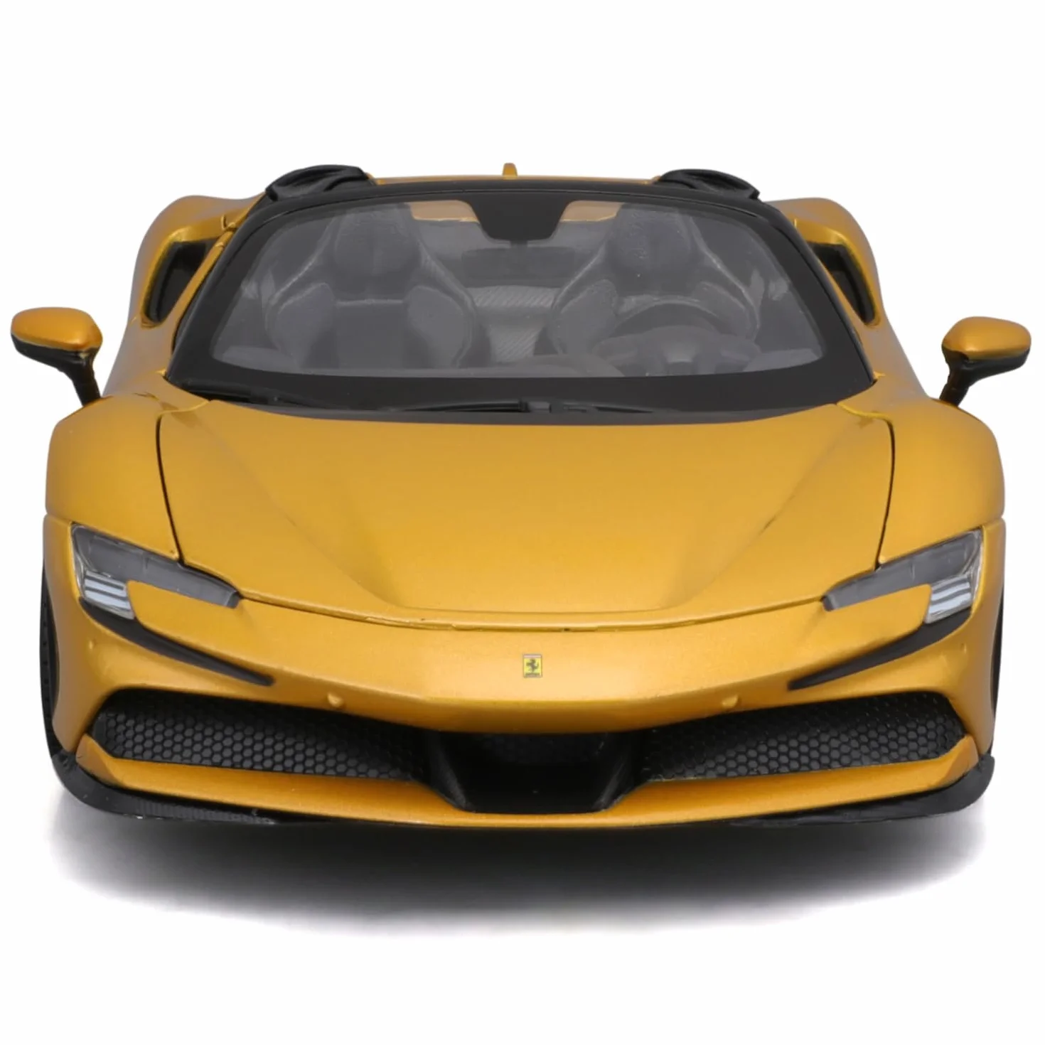 Burago- May Cheong GROUP-BBURAGO-1/18 Ferrari-SF 90 Spider-Gold-Pojazd dziecięcy od 3 lat-16016, 16016