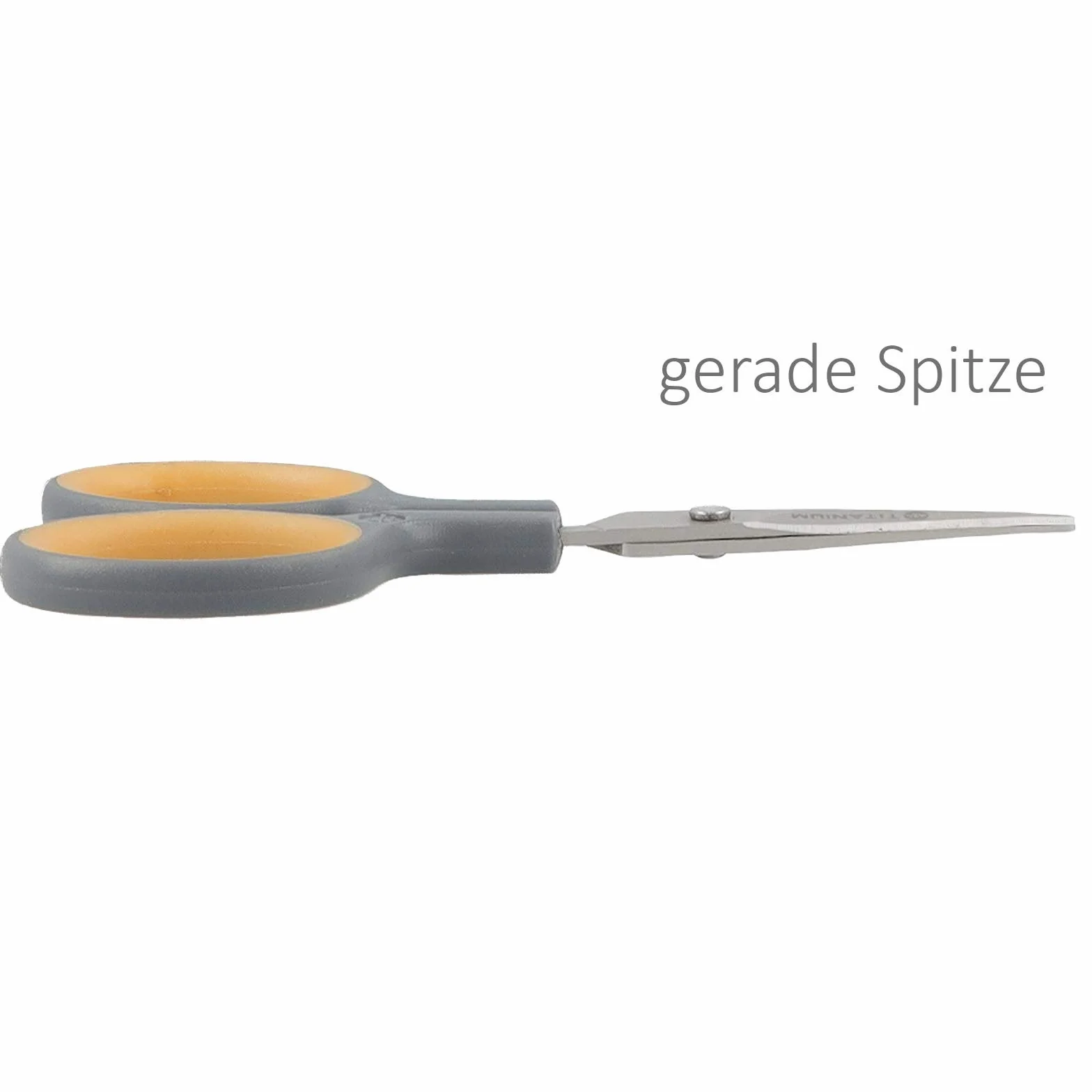 Westcott E-30440 00 Titanium Super Softgrip nożyce do cięcia sylwetki, 10 cm, szaro-żółte