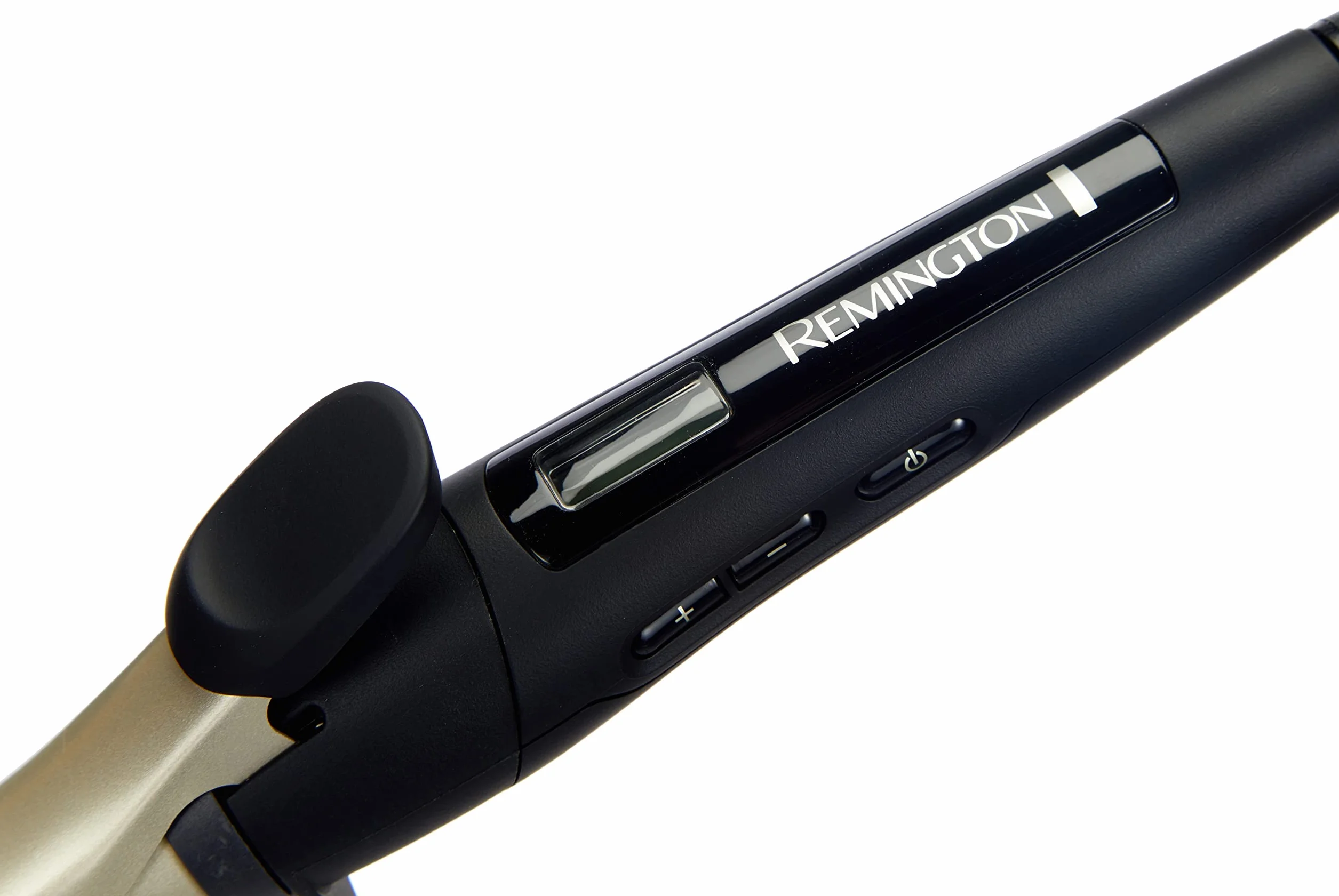 Remington lokówka z jonizacją (25mm) z klipsem, powłoka ceramiczna z turmalinem, 4x ochrona włosów, regulacja temp do 220°C, szybkie nagrzewanie, moc 45W, czarno-beżowa, Pro Soft Curl 6325