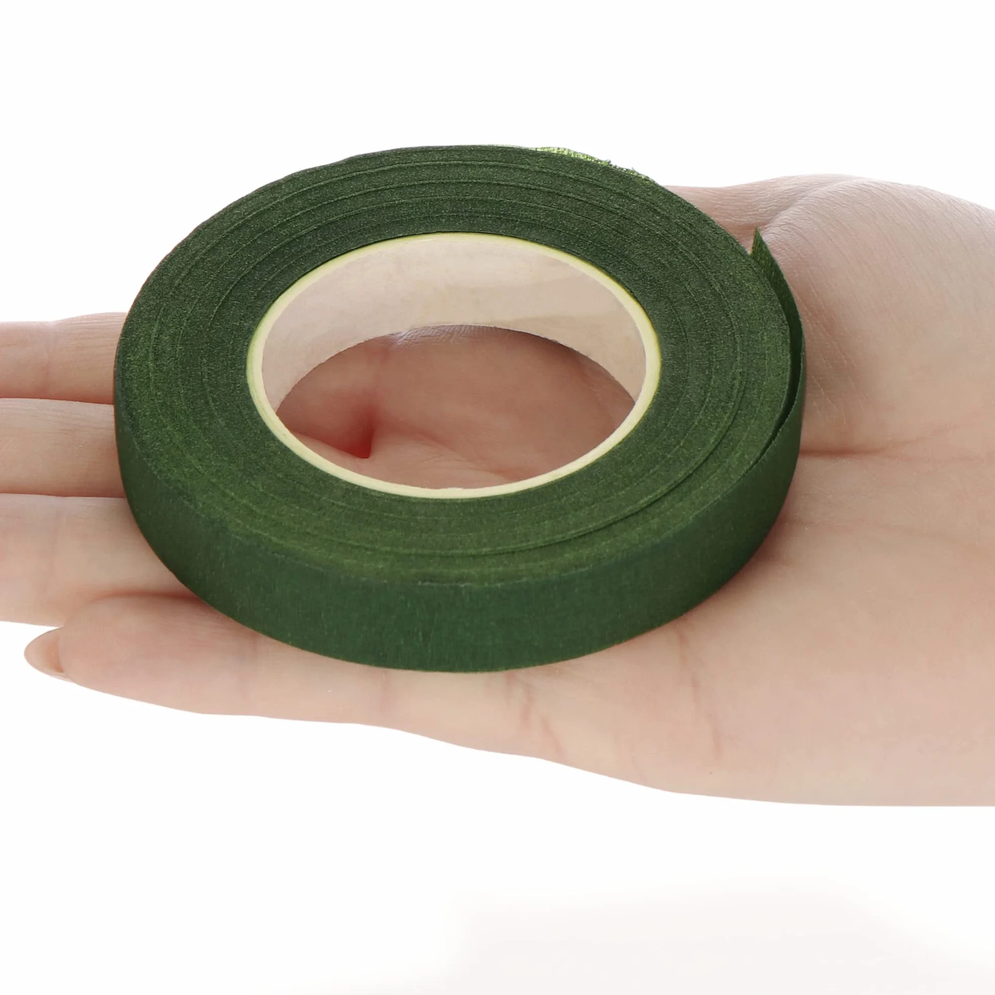 COM-FOUR® 4x Flower Tape - samoprzylepna tasma maskujaca do kwiatów - tasma do pakowania kwiaciarni - krepa rekodziela (Tasma kwiatowa - 13mm)