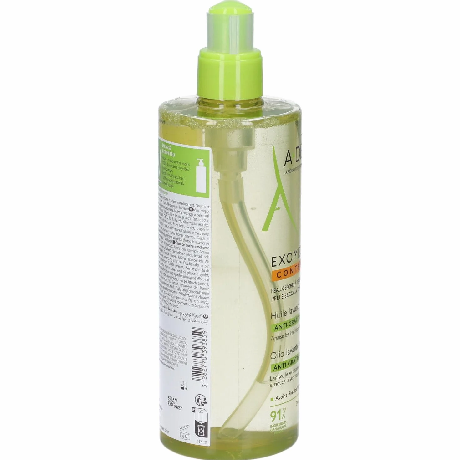 A-DERMA Exomega Control Shower Oil (500 ml)