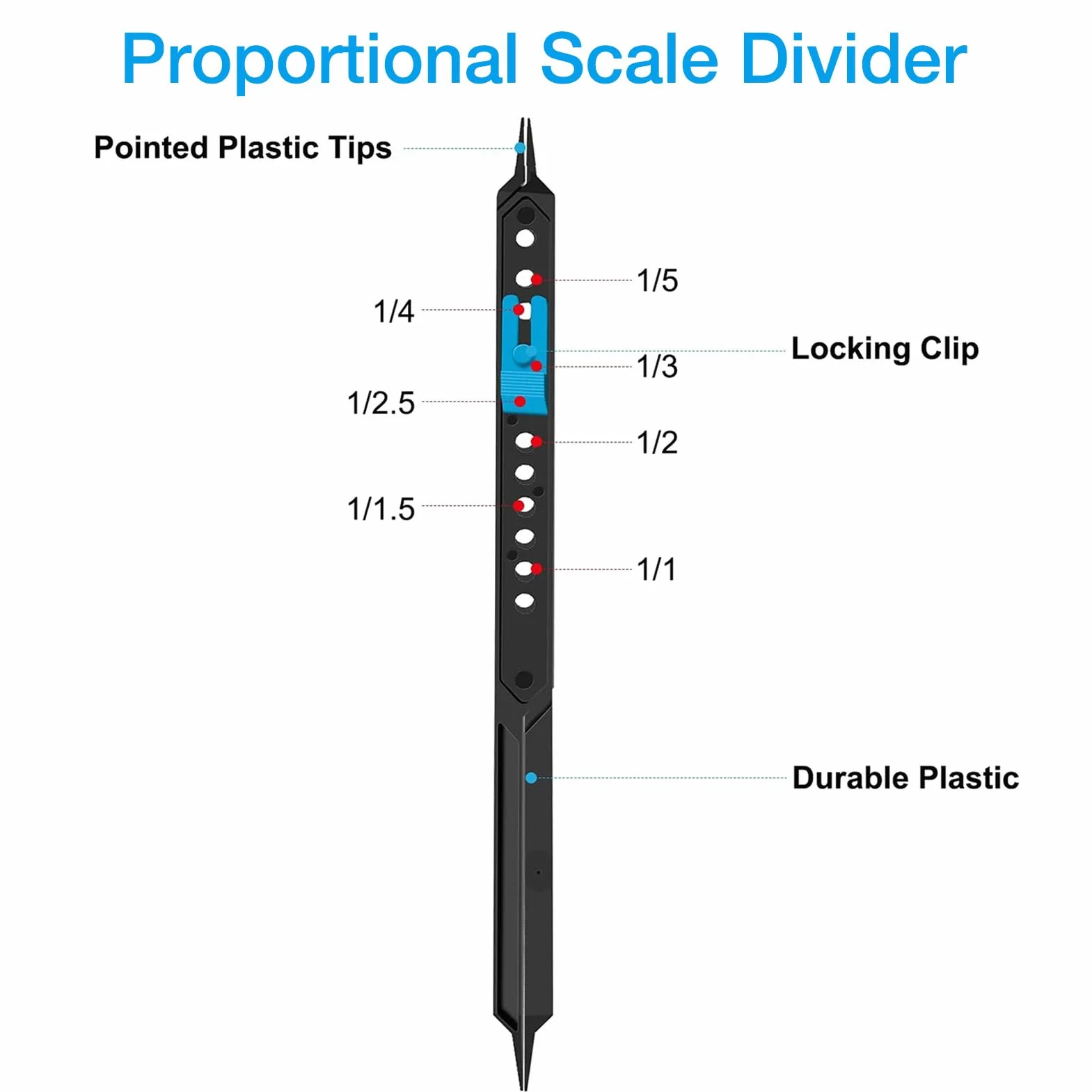 Proportional Divider Artist Drawing Tool, 10 Inch Adjustable Viewfinder Drawing Supplies for Artists, Drafting Tool for Architects, Students, Painters