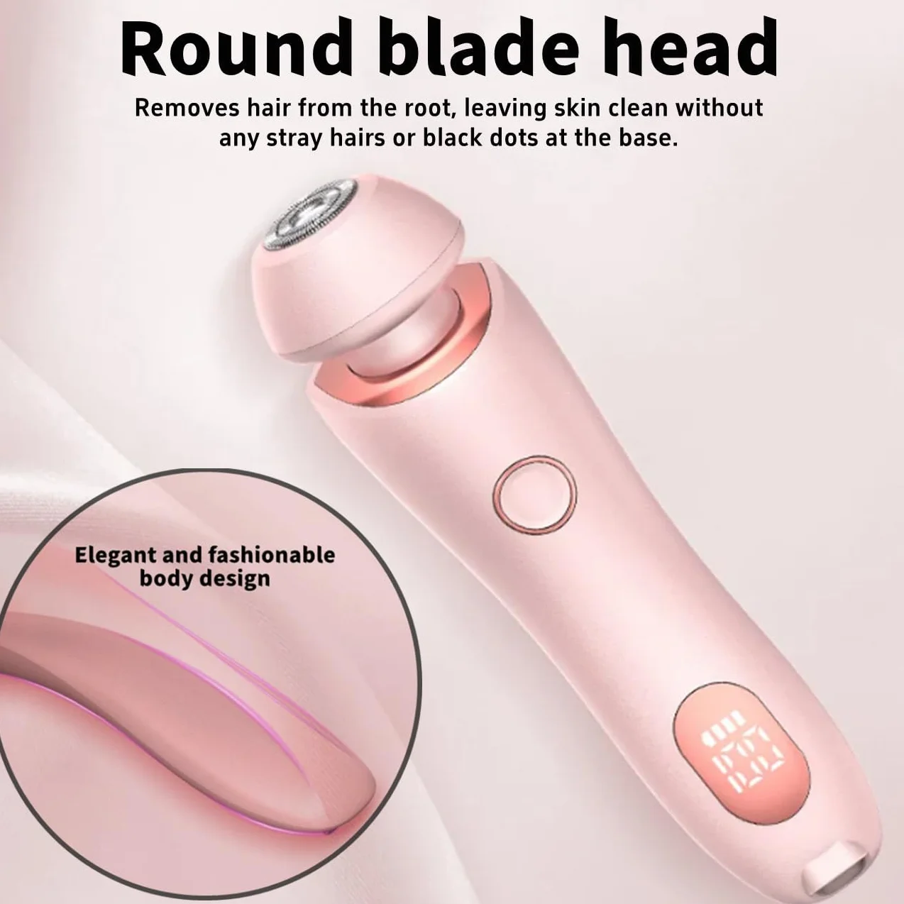 Gleam Pro 3.0 Golarka dla kobiet, Smooth Shave Pro, golarka elektryczna dla kobiet, golarka elektryczna 2 w 1, wodoodporna i wielokrotnego ładowania, nadaje się do wrażliwych obszarów (1 szt.)