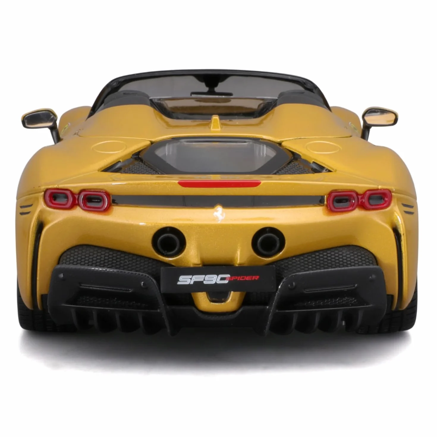 Burago- May Cheong GROUP-BBURAGO-1/18 Ferrari-SF 90 Spider-Gold-Pojazd dziecięcy od 3 lat-16016, 16016