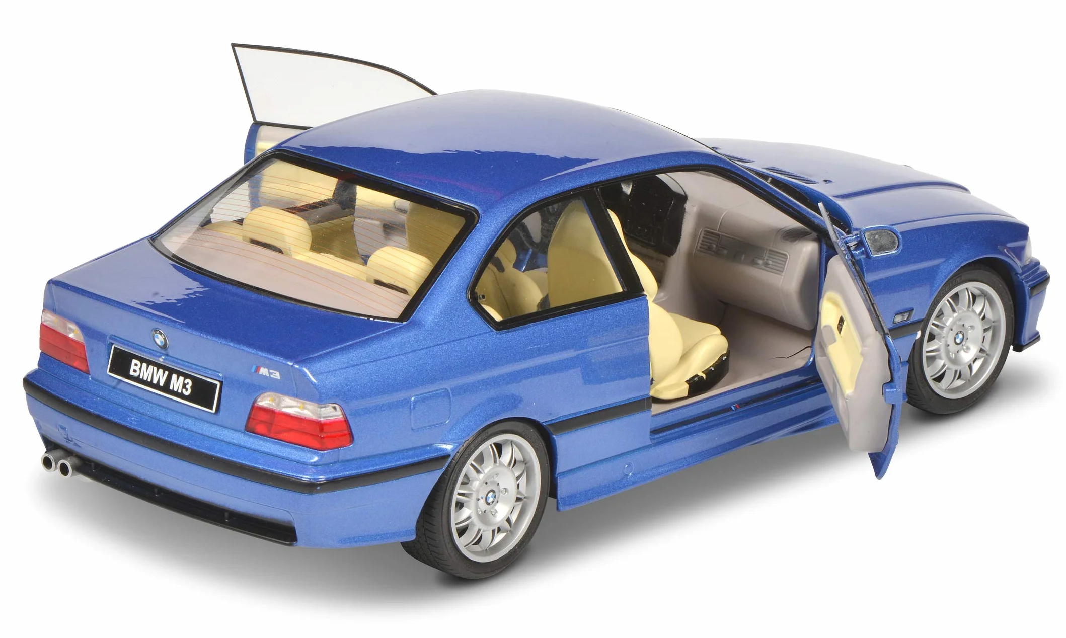Solido S1803901 BMW E36 Coupé M3, 1990, model samochodu, skala 1:18, niebieski