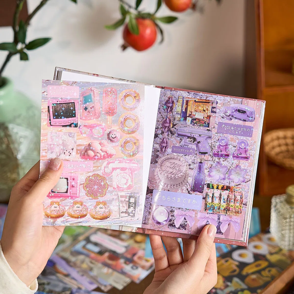 45 arkuszy japońska naklejka retro, naklejka w stylu komiksowym, naklejki do scrapbookingu, różne motywy, do scrapbookingu, pamiętników, planerów DIY i dekoracji etui na telefon komórkowy