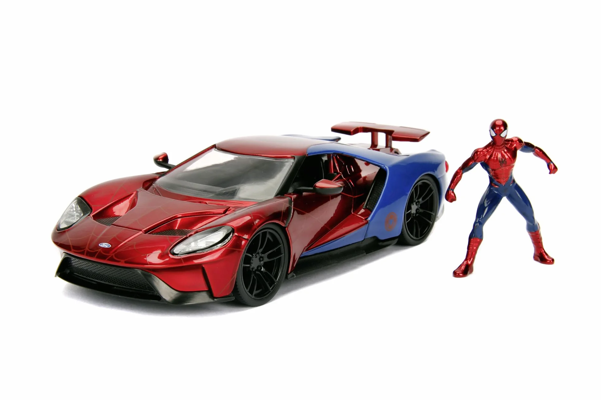 JADA 253225002 Marvel Spider-Man 2017 Ford GT 1:24