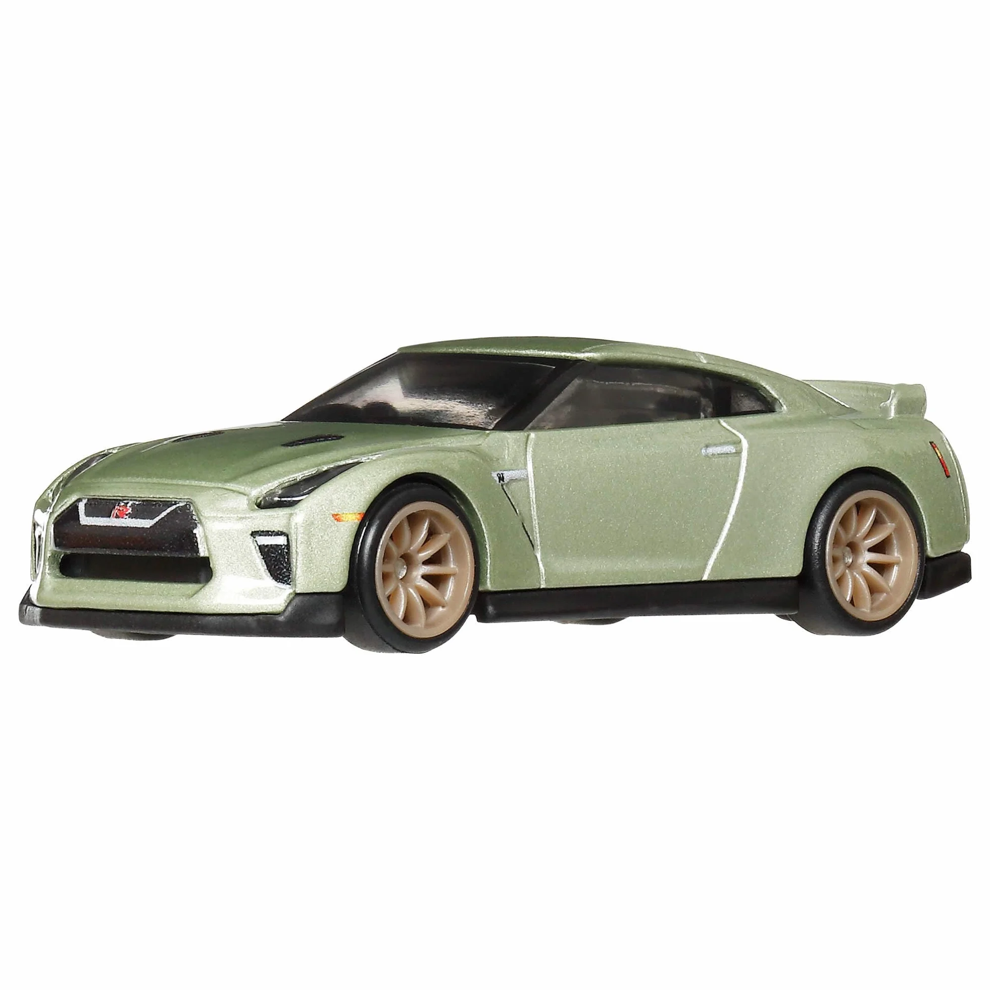 Hot Wheels Premium Kultowe auta Nissan GTR 2-pak samochodów w skali 1:64, wyjątkowe połączenia, opony Real Riders, metalowa konstrukcja, zestaw auta dla kolekcjonerów, JBL05