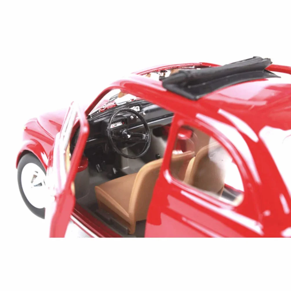 BBURAGO - Fiat 500L (1968) - Realistyczny model samochodu w skali 1:21, oficjalna licencja Fiat, zalecany od 3 lat