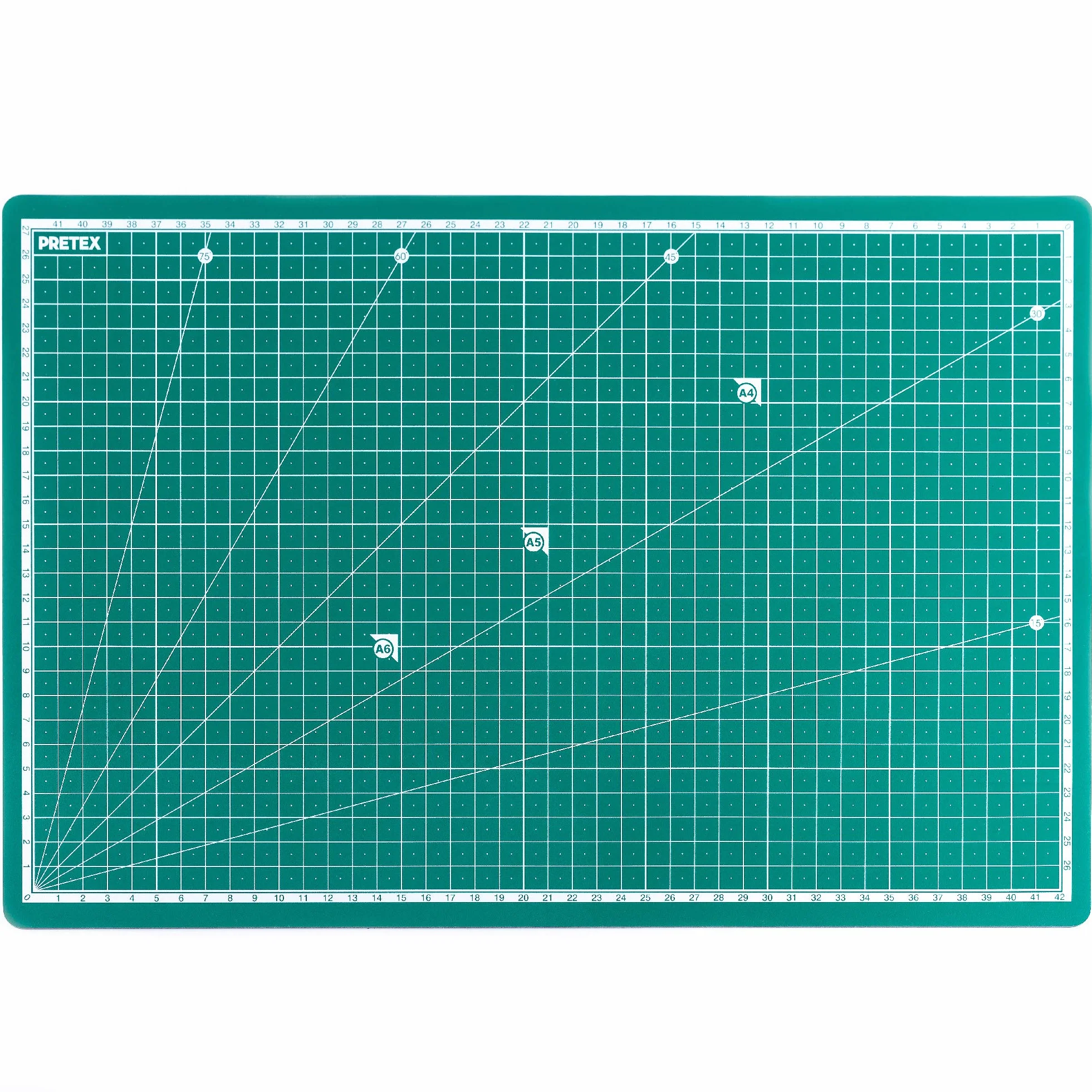 Pretex Mata Do Cięcia W Formacie A3 Materiał: Pcw Wymiary: 45 x 30 cm Kolor: Zielony
