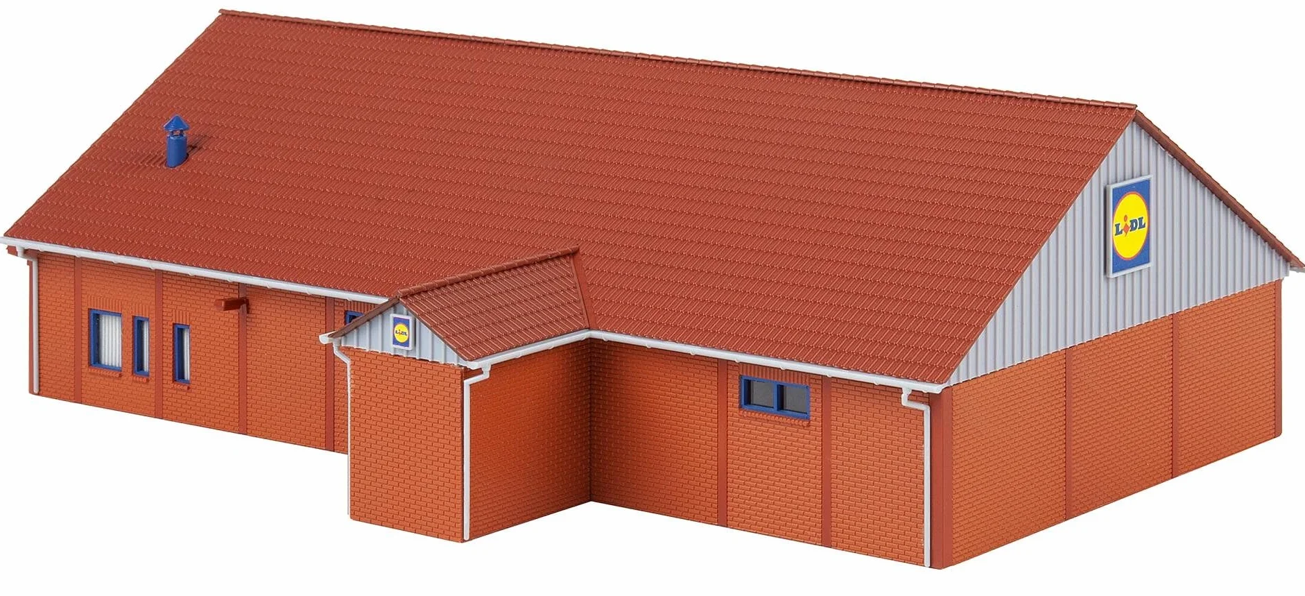 Faller FA130615 Lidl-Markt zestaw modelarski, akcesoria, wielokolorowy